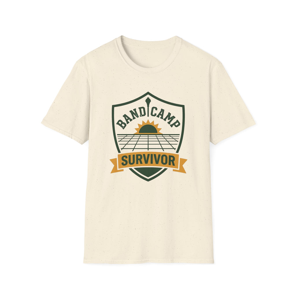 Band Camp Survivor Sunshine Badge T-shirt