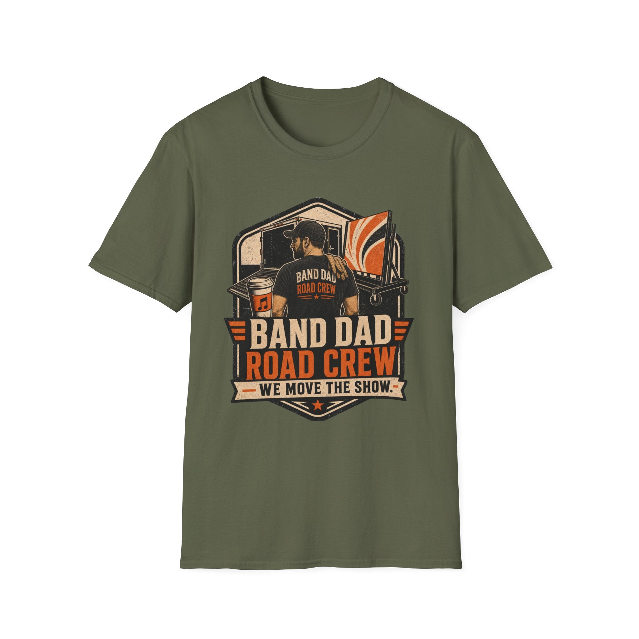 Band Dad Road Crew We Move the Show T-shirt