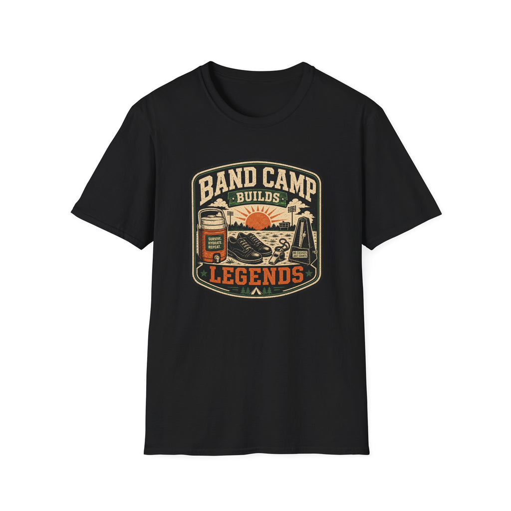 Band Camp Builds Legends T-shirt