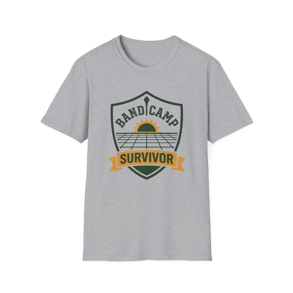 Band Camp Survivor Sunshine Badge T-shirt
