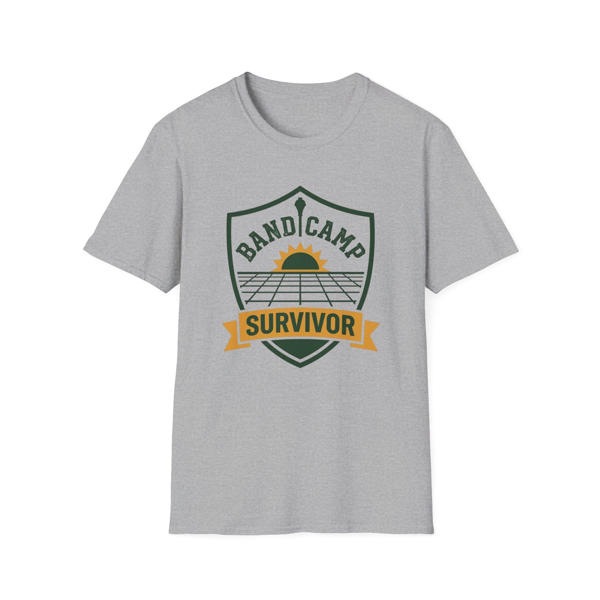 Band Camp Survivor Sunshine Badge T-shirt