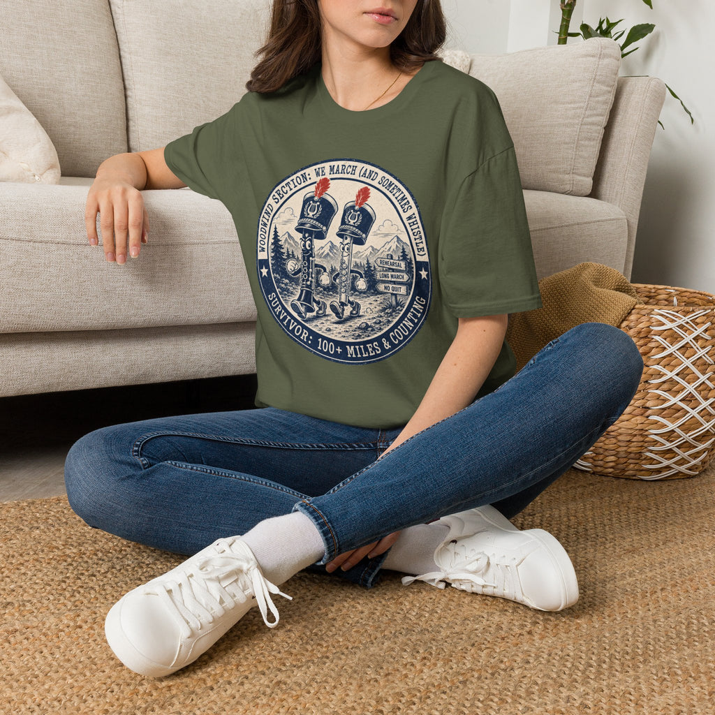 Woodwind Section: We March and Sometimes Whistle T-shirt