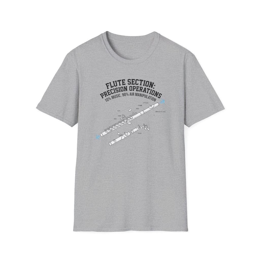 Flute Section Precision Operations T-shirt