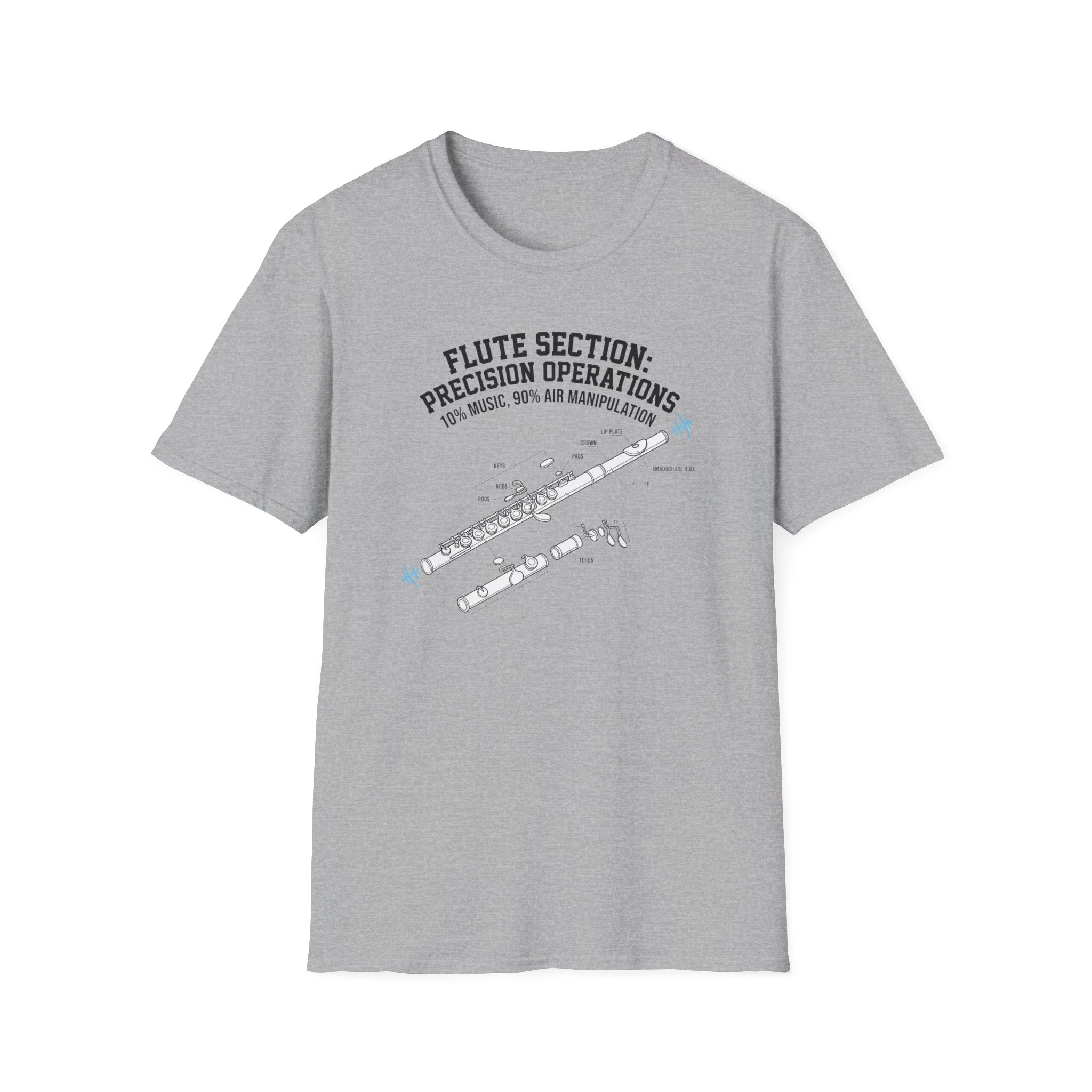 Flute Section Precision Operations T-shirt