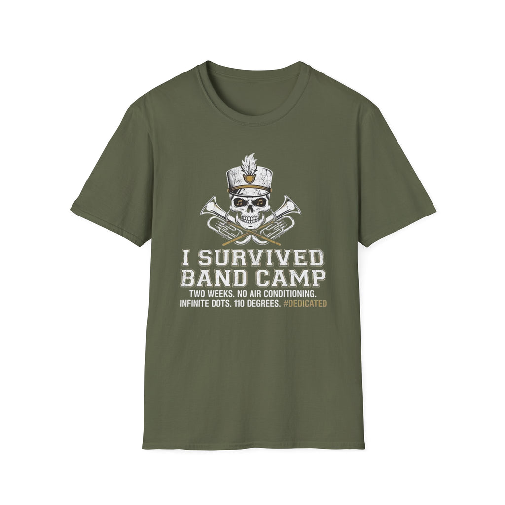 Skeleton I Survived Band Camp T-shirt