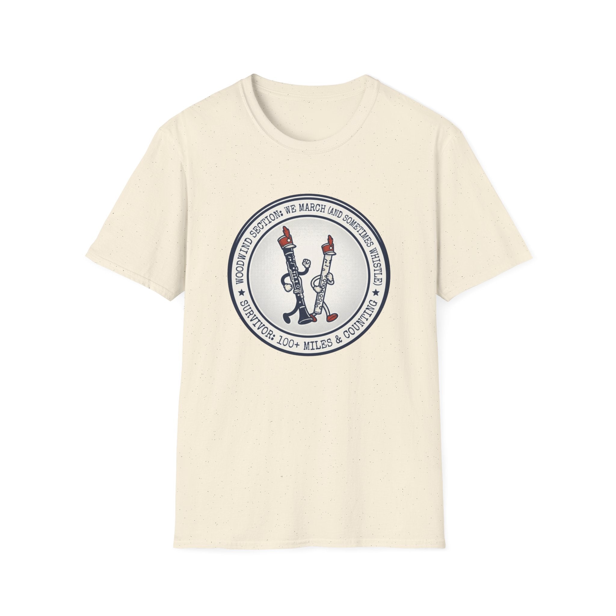 Woodwind Section We March and Sometimes Whistle T-shirt
