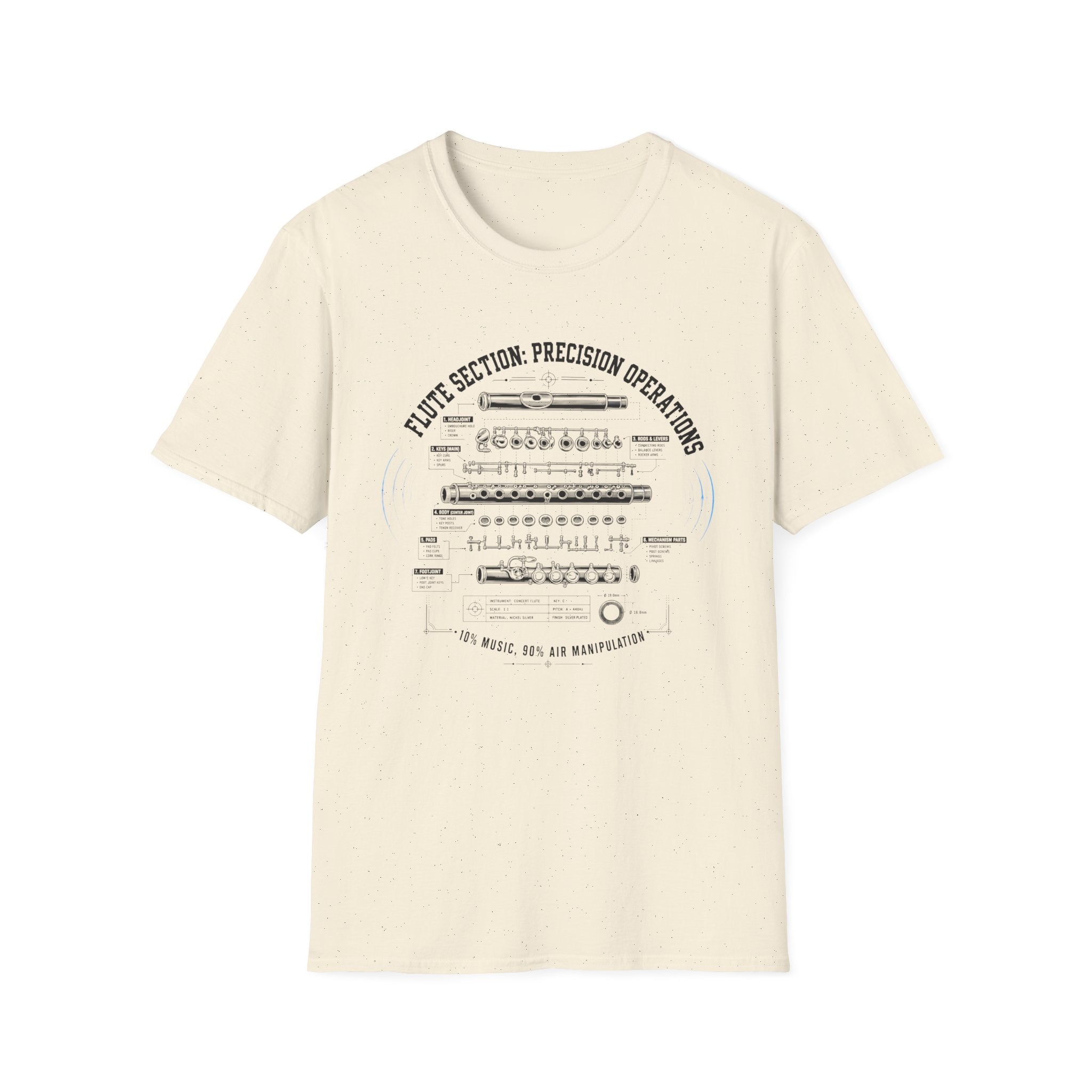 Flute Section Precision Operations T-shirt