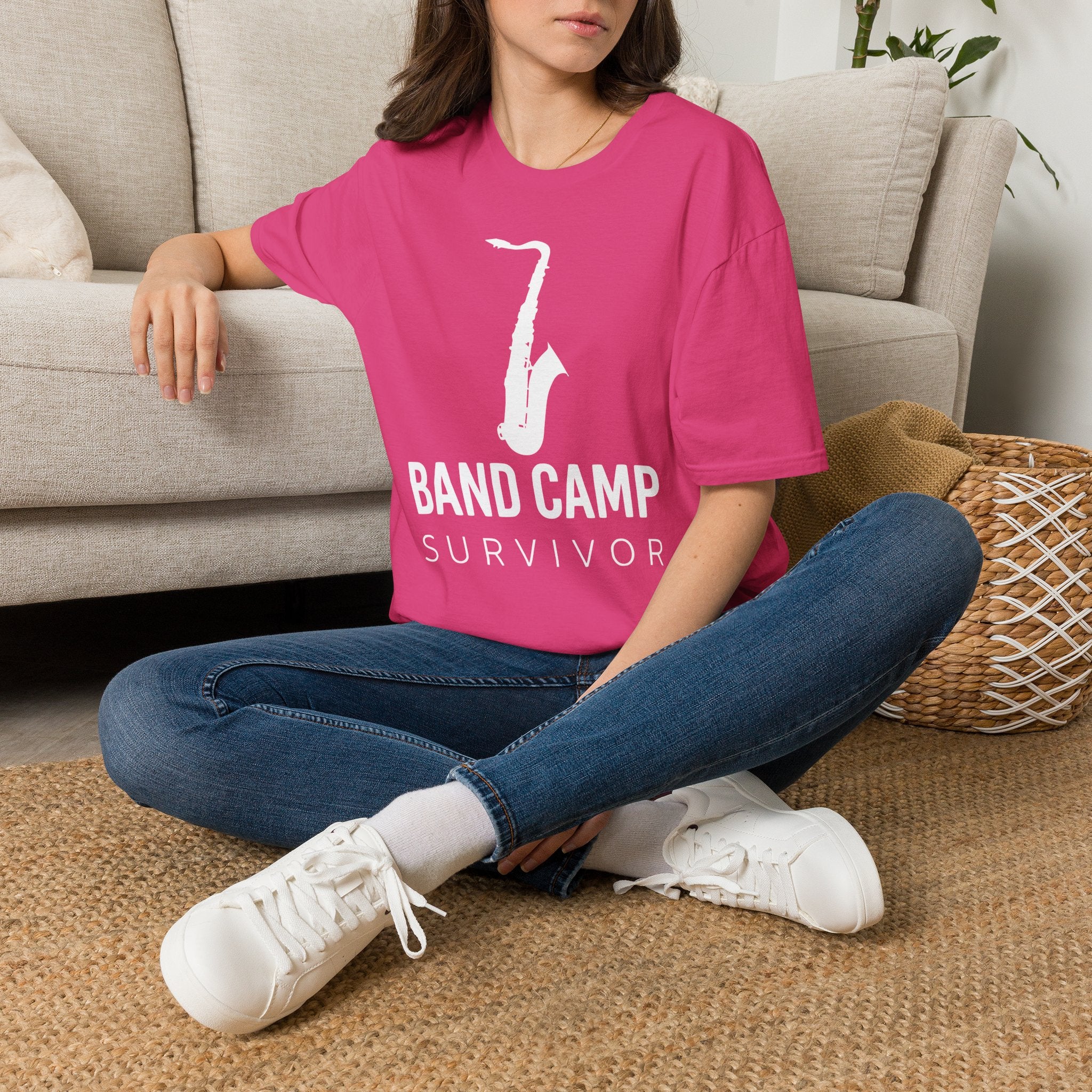 Band Camp Survivor Saxophone T-shirt