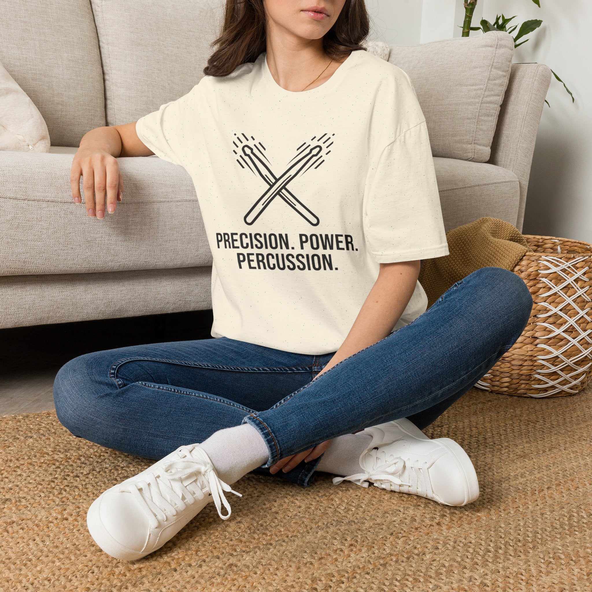 Precision Power Percussion Crossed Drumstick T-shirt