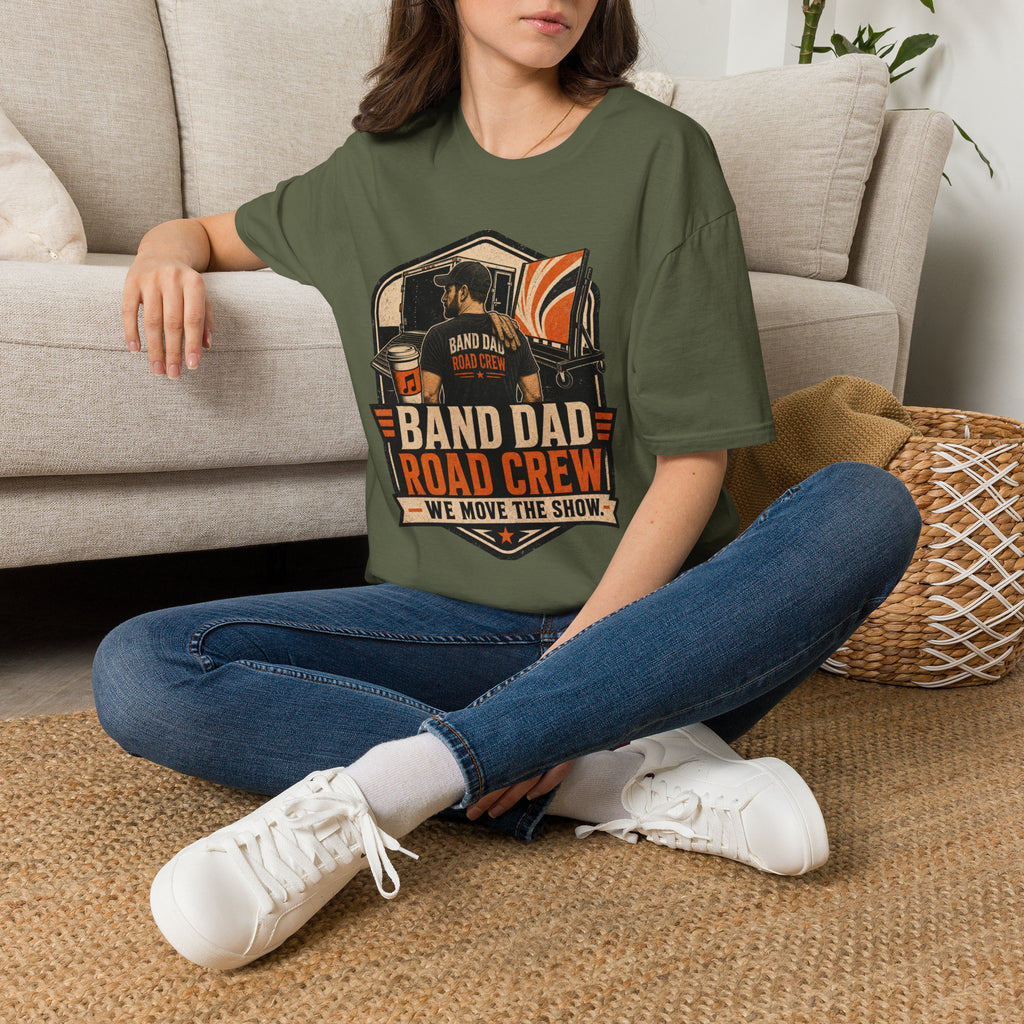 Band Dad Road Crew We Move the Show T-shirt