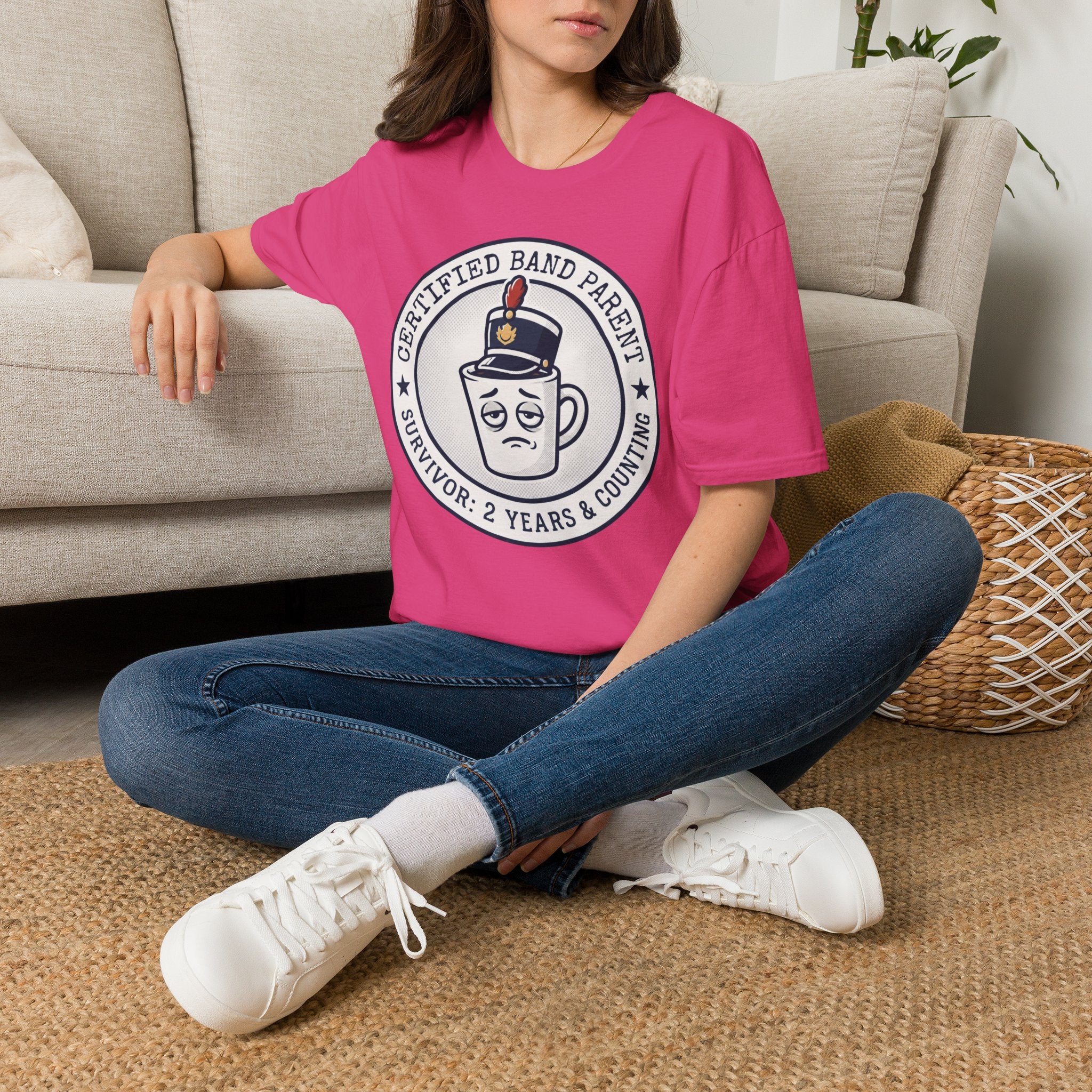 Certified Band Parent Survivor: 2 Years and Counting T-shirt