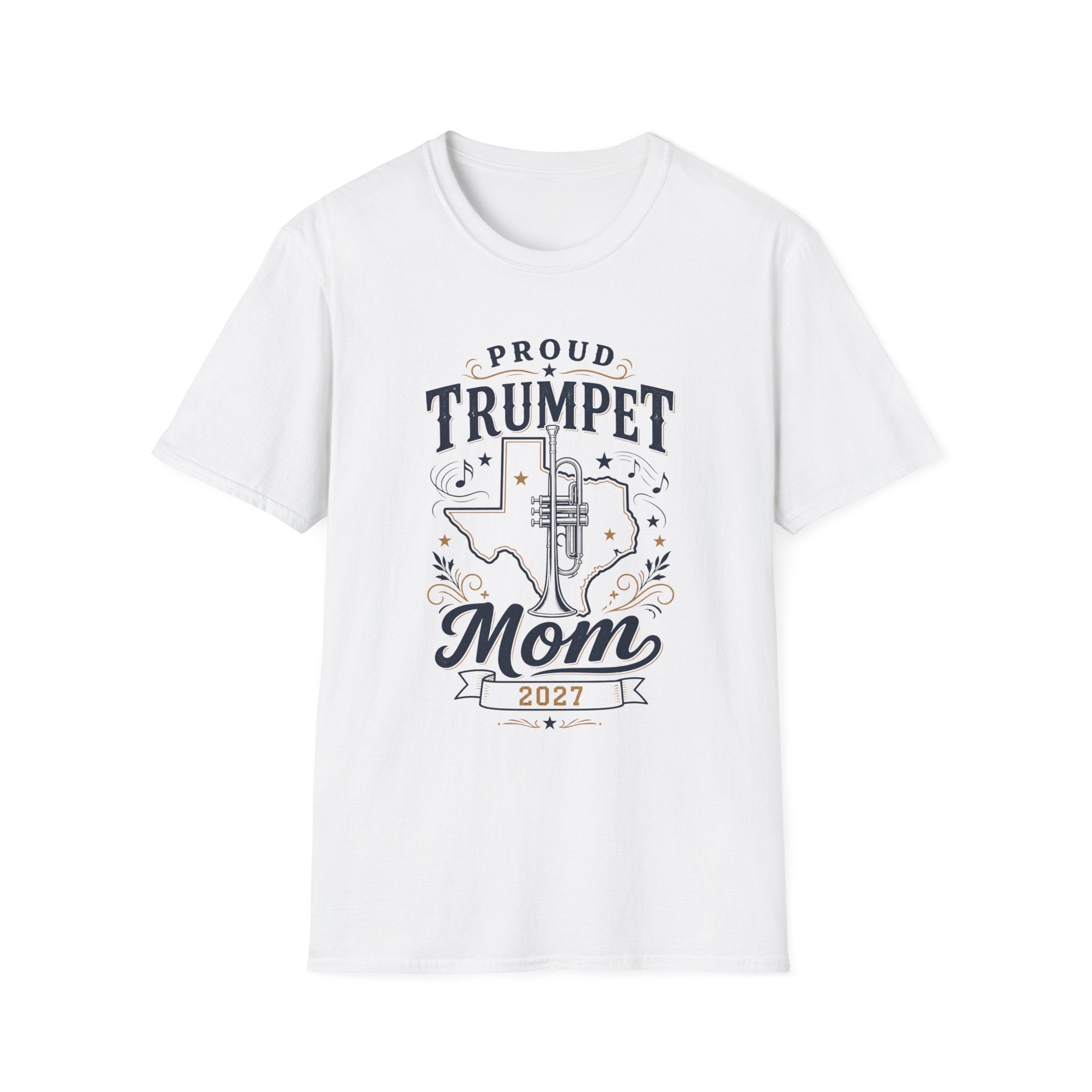 Proud Trumpet TX Mom 2027 T-shirt