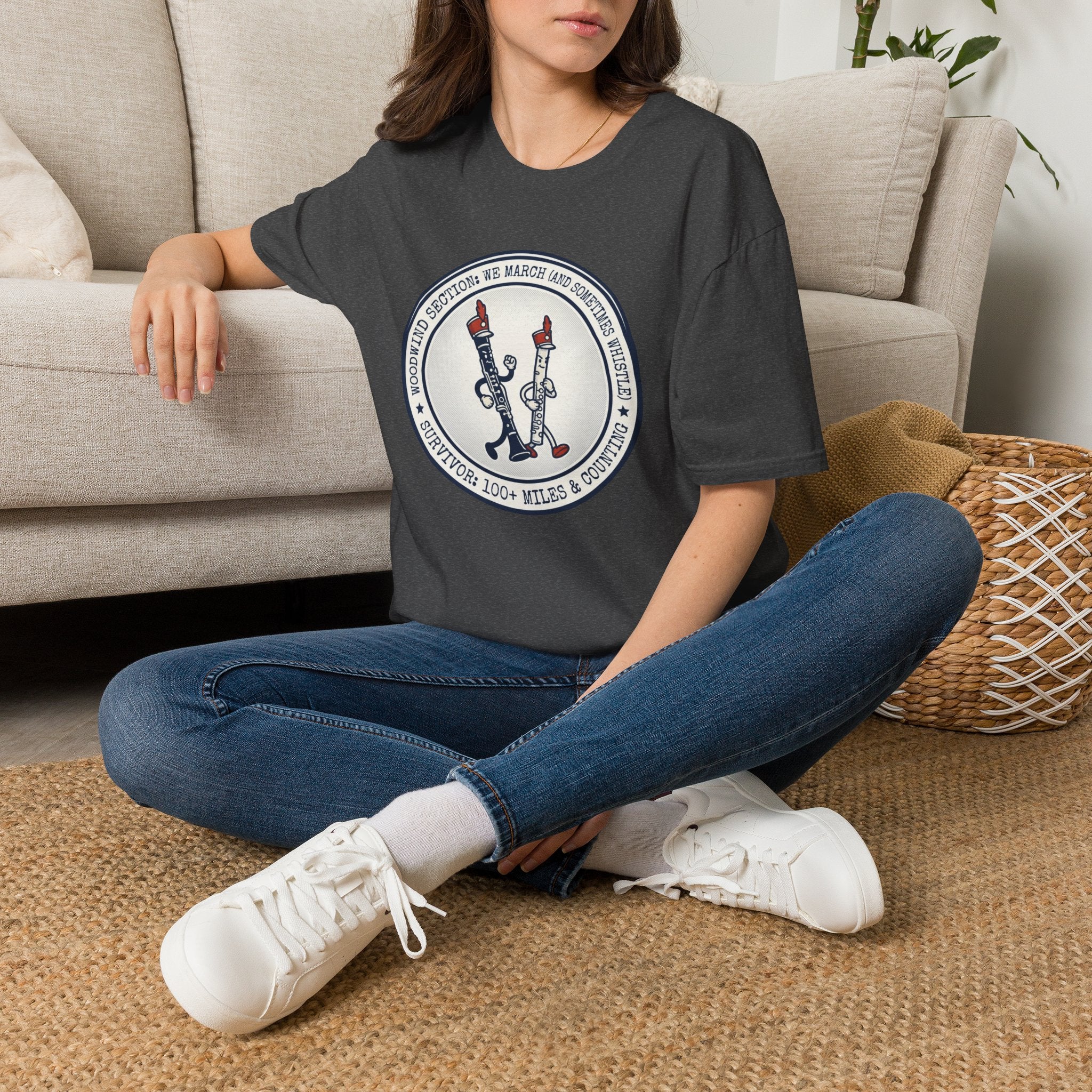 Woodwind Section We March and Sometimes Whistle T-shirt