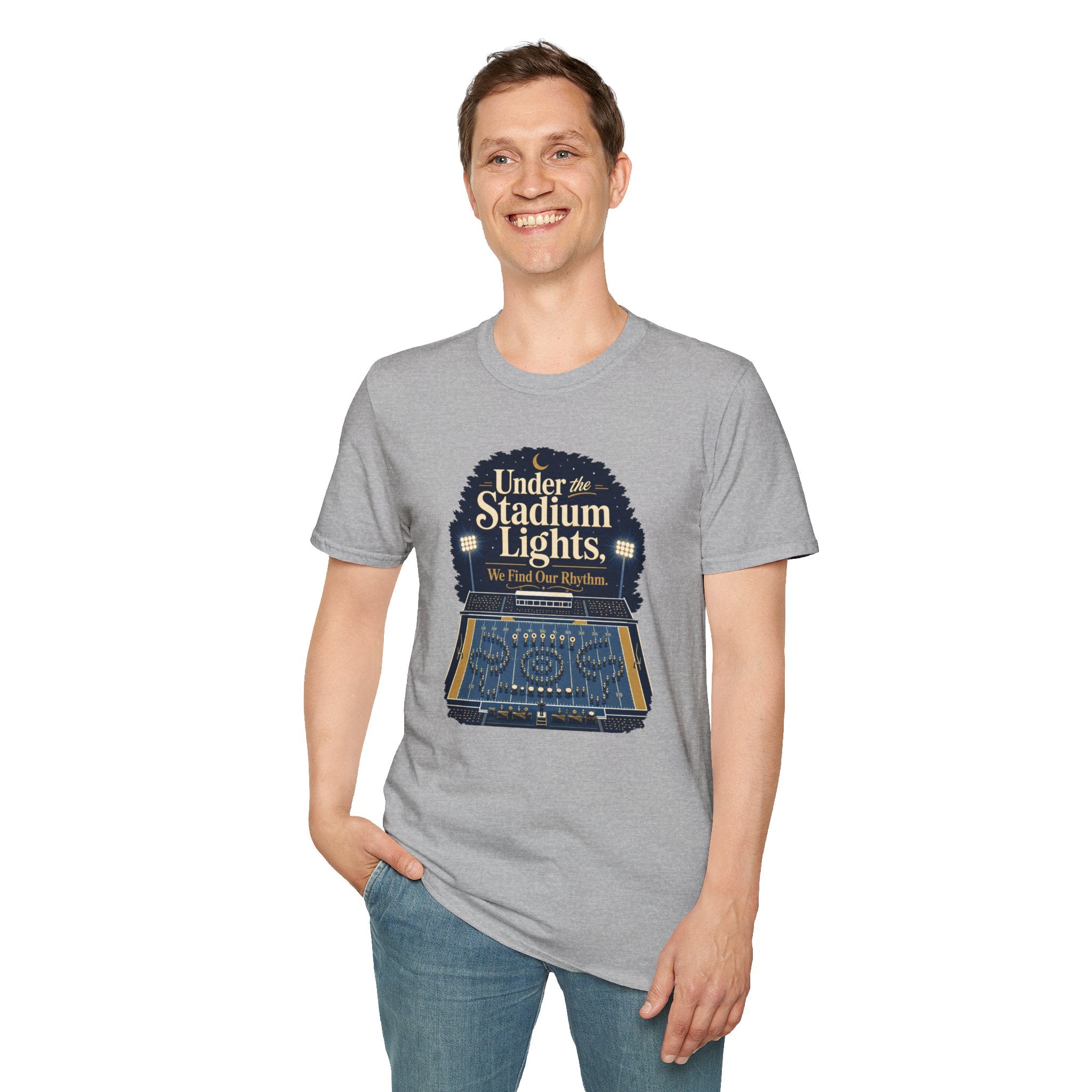 Under the Stadium Lights We Find Our Rhythm T-shirt