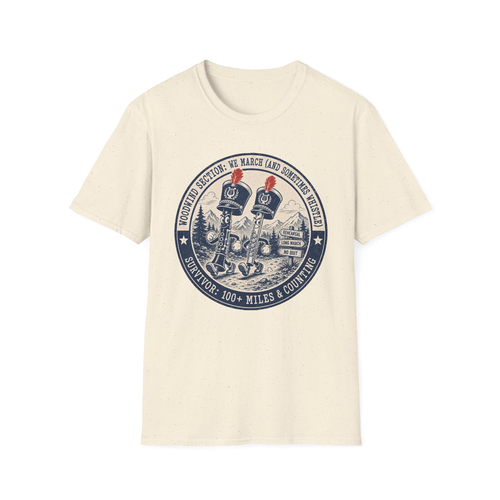 Woodwind Section: We March and Sometimes Whistle T-shirt