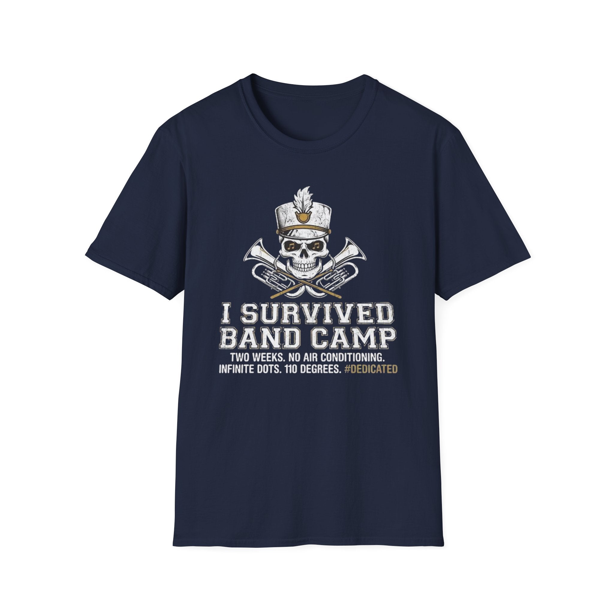 Skeleton I Survived Band Camp T-shirt