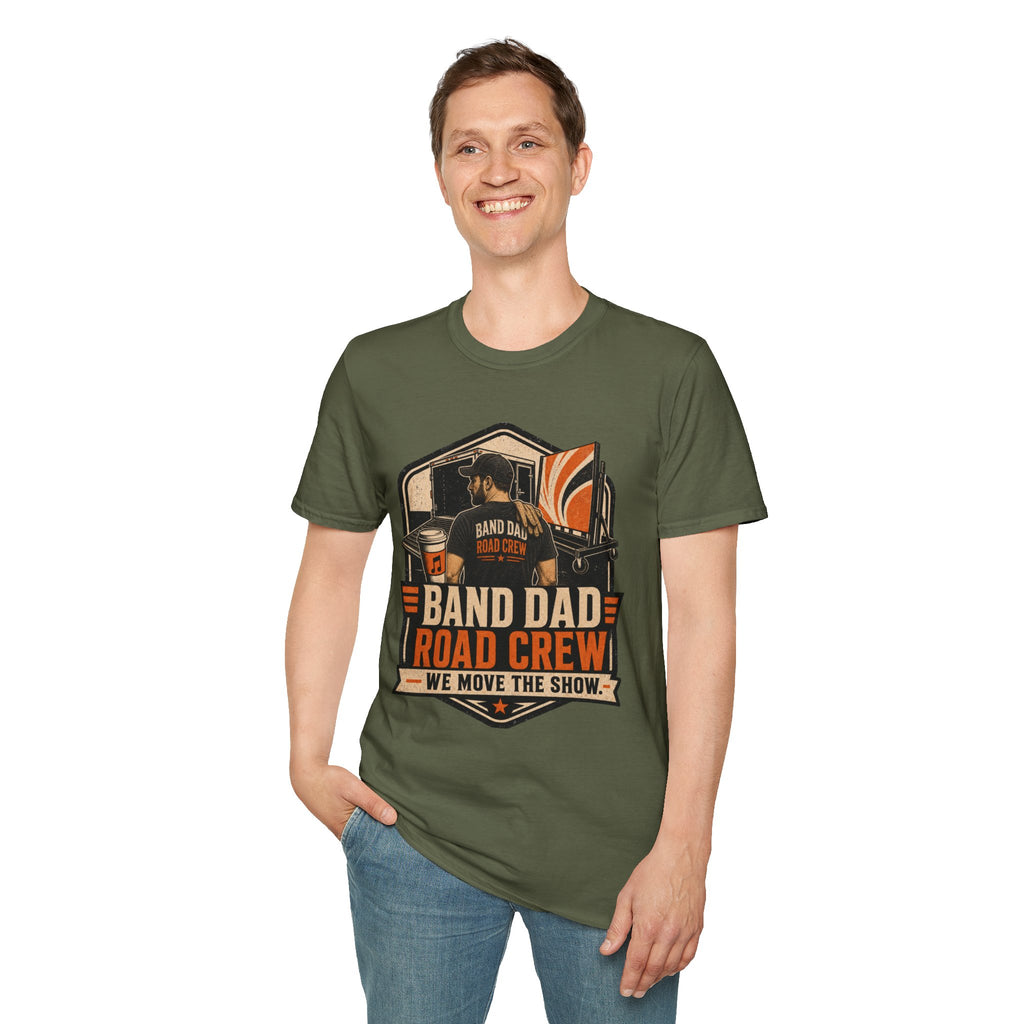 Band Dad Road Crew We Move the Show T-shirt
