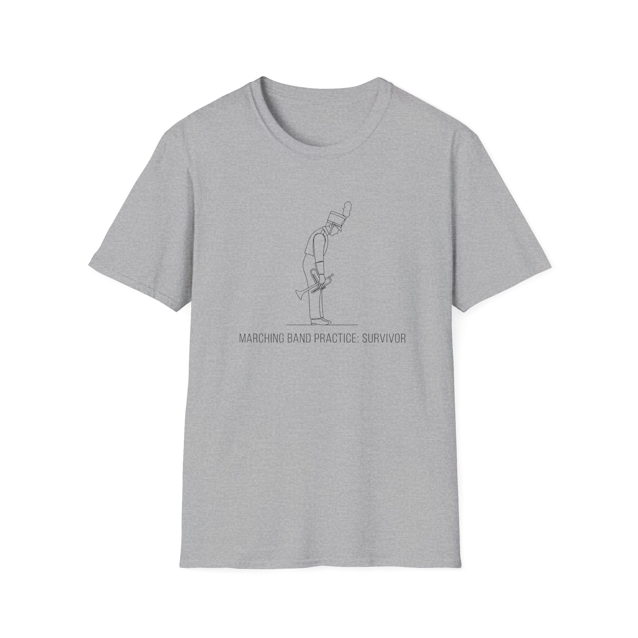 Marching Band Practice Survivor Hunched Over T-shirt