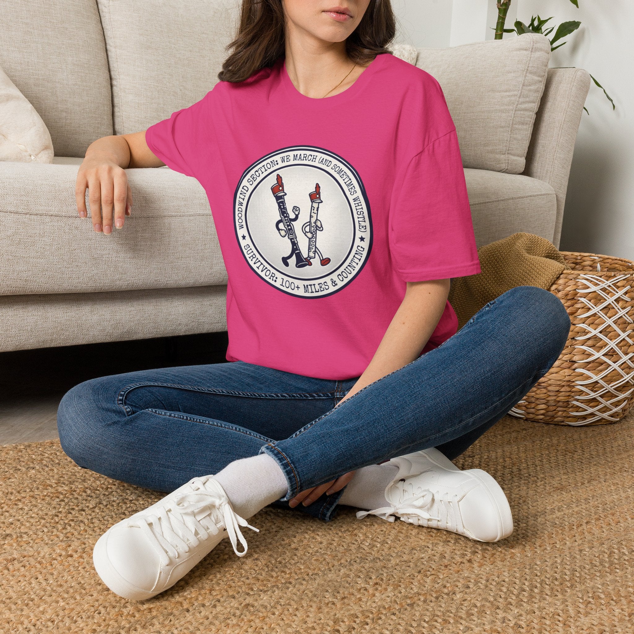 Woodwind Section We March and Sometimes Whistle T-shirt