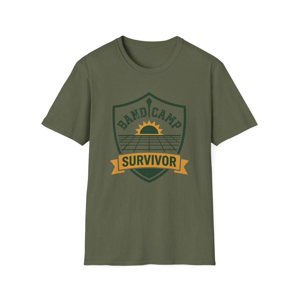 Band Camp Survivor Sunshine Badge T-shirt