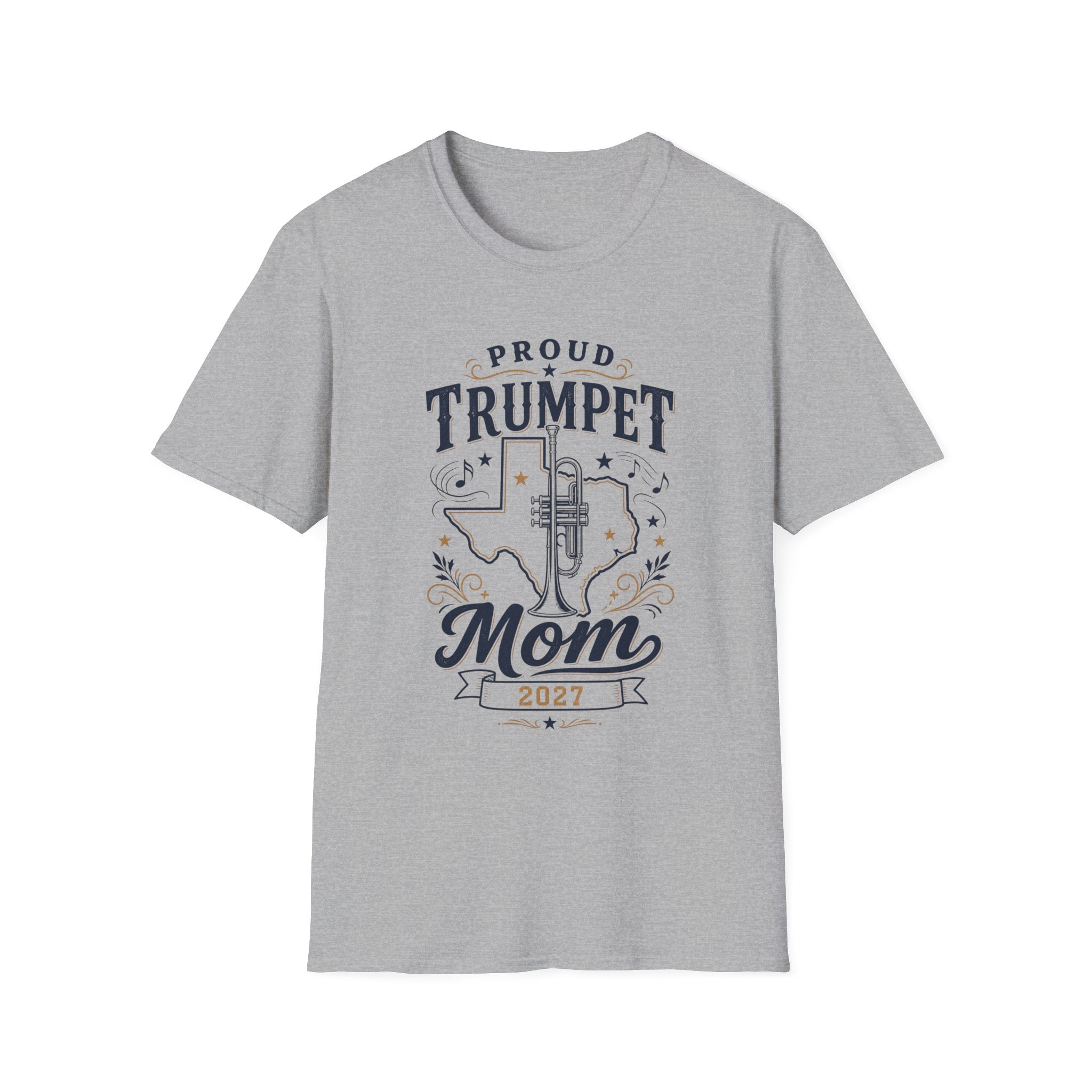 Proud Trumpet TX Mom 2027 T-shirt
