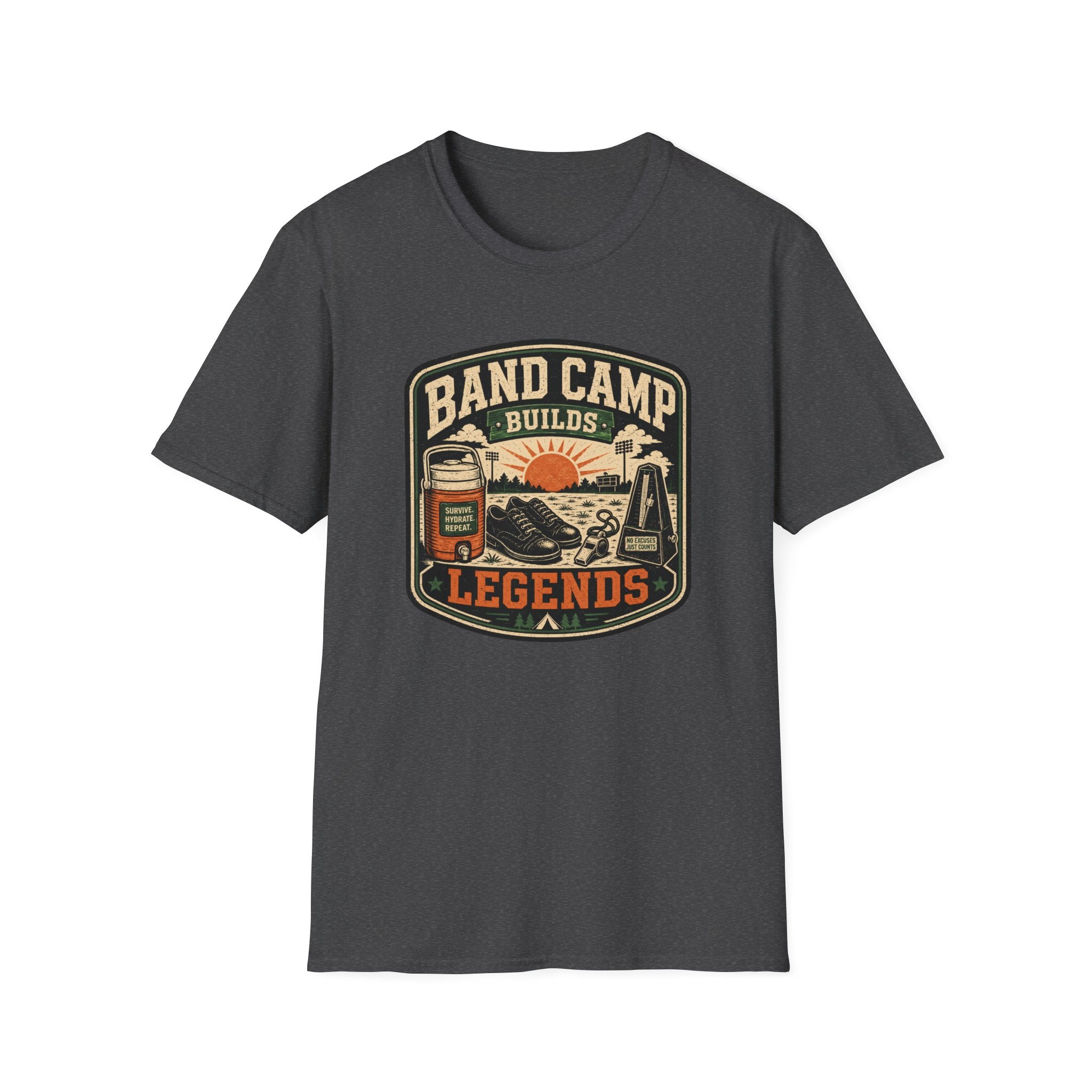 Band Camp Builds Legends T-shirt