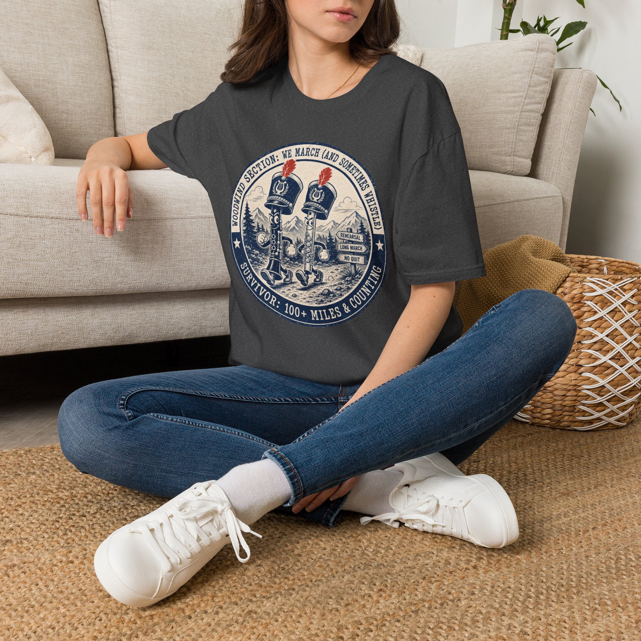 Woodwind Section: We March and Sometimes Whistle T-shirt