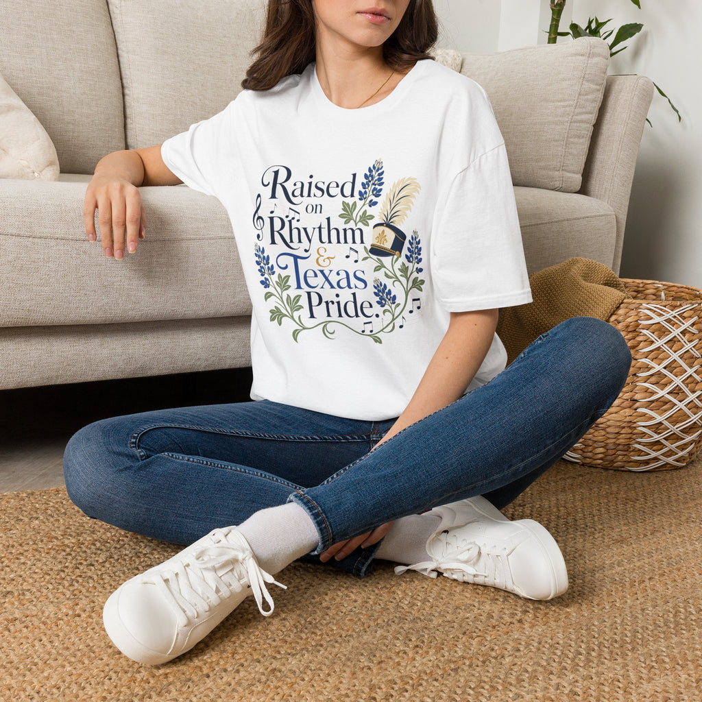 Raised on Rhythm and Texas Pride T-shirt