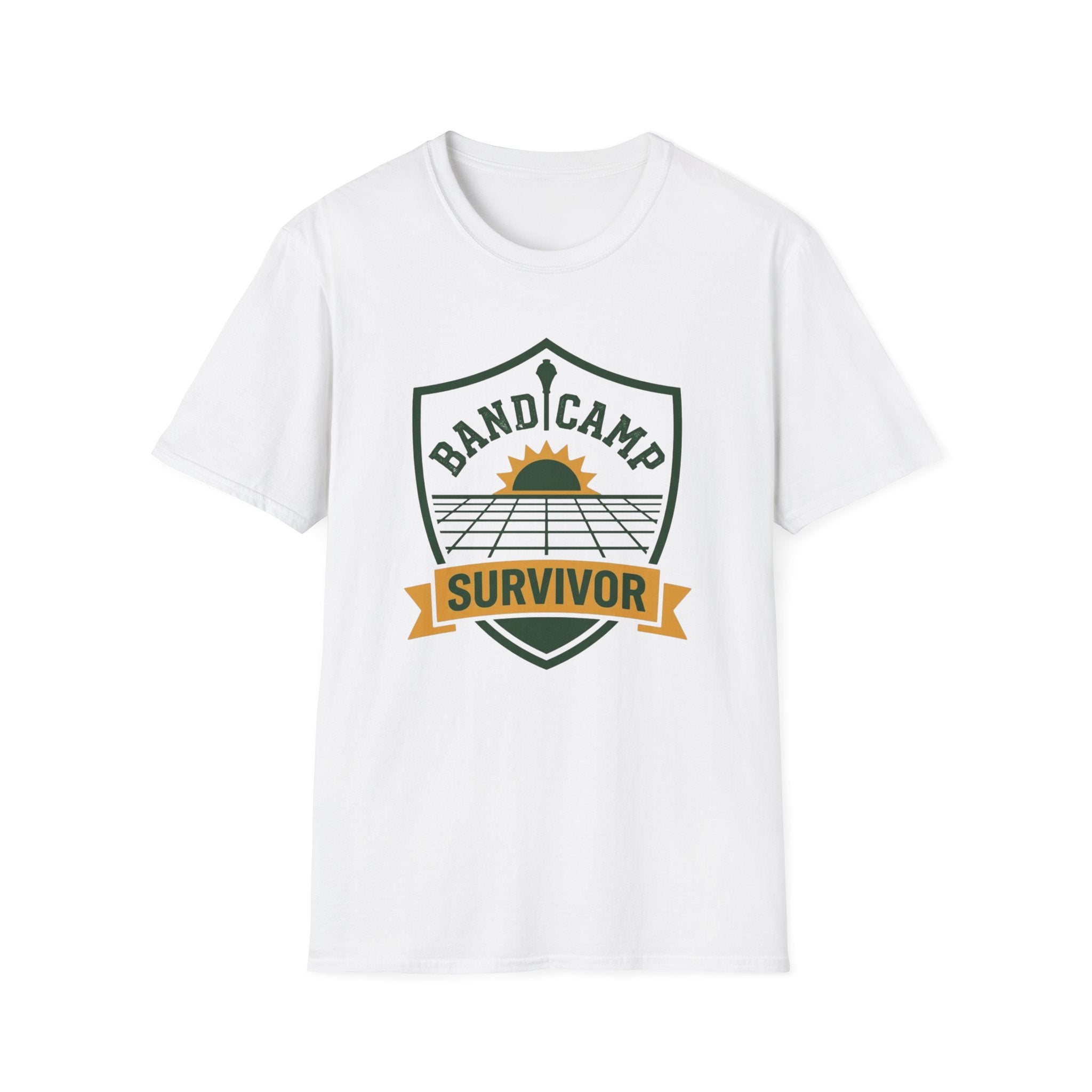 Band Camp Survivor Sunshine Badge T-shirt
