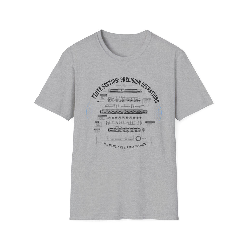 Flute Section Precision Operations T-shirt