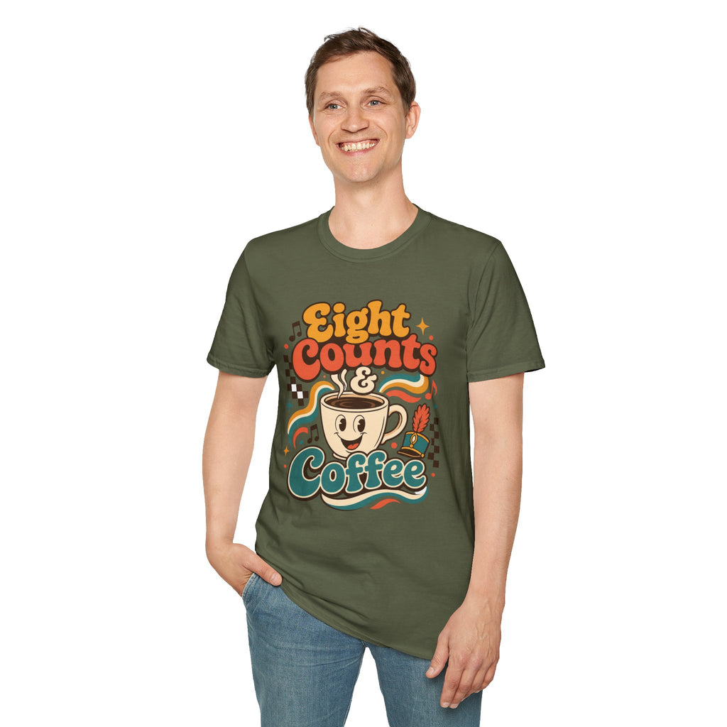 Eight Counts and Coffee T-shirt