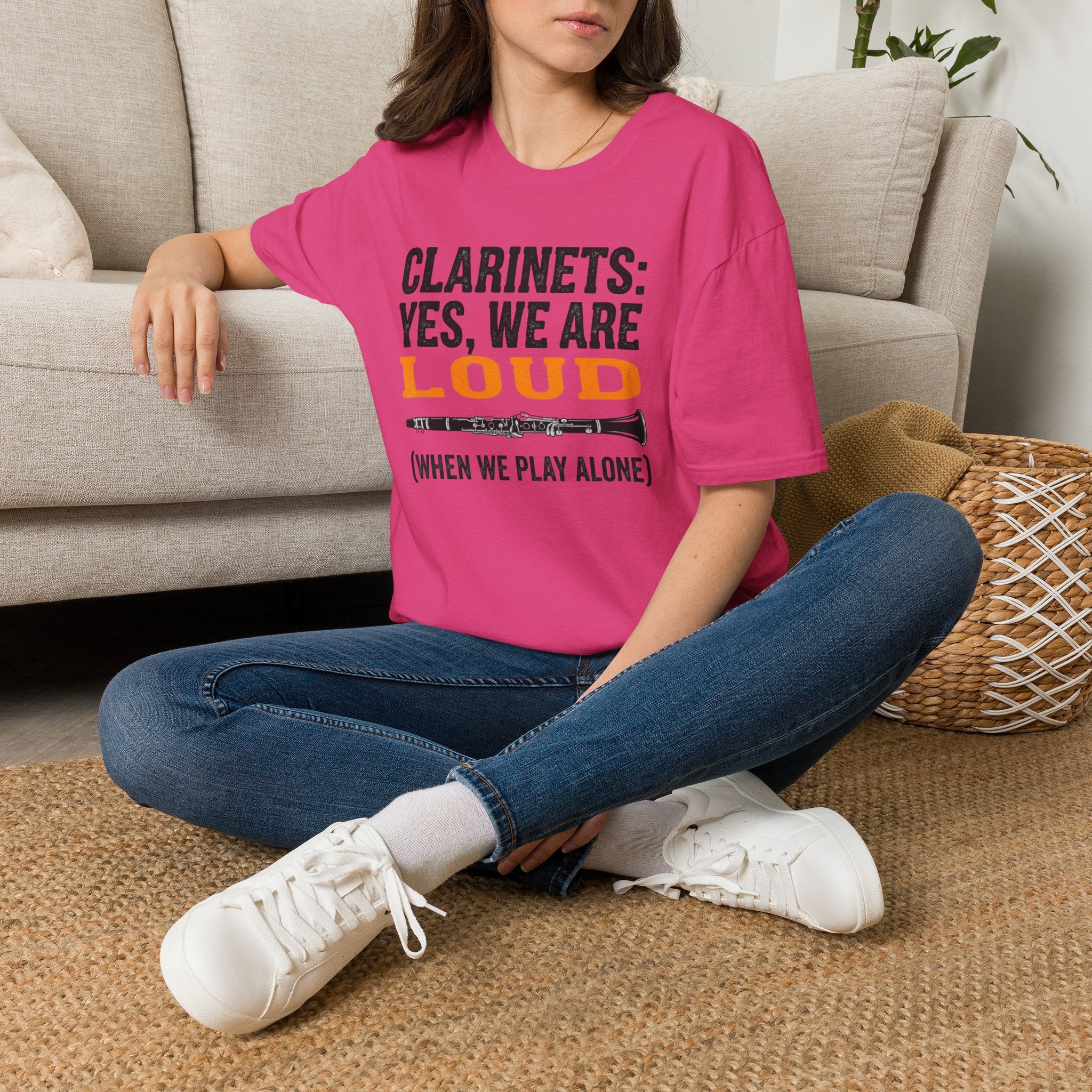 Clarinets Yes We are Loud when we Play Alone T-shirt