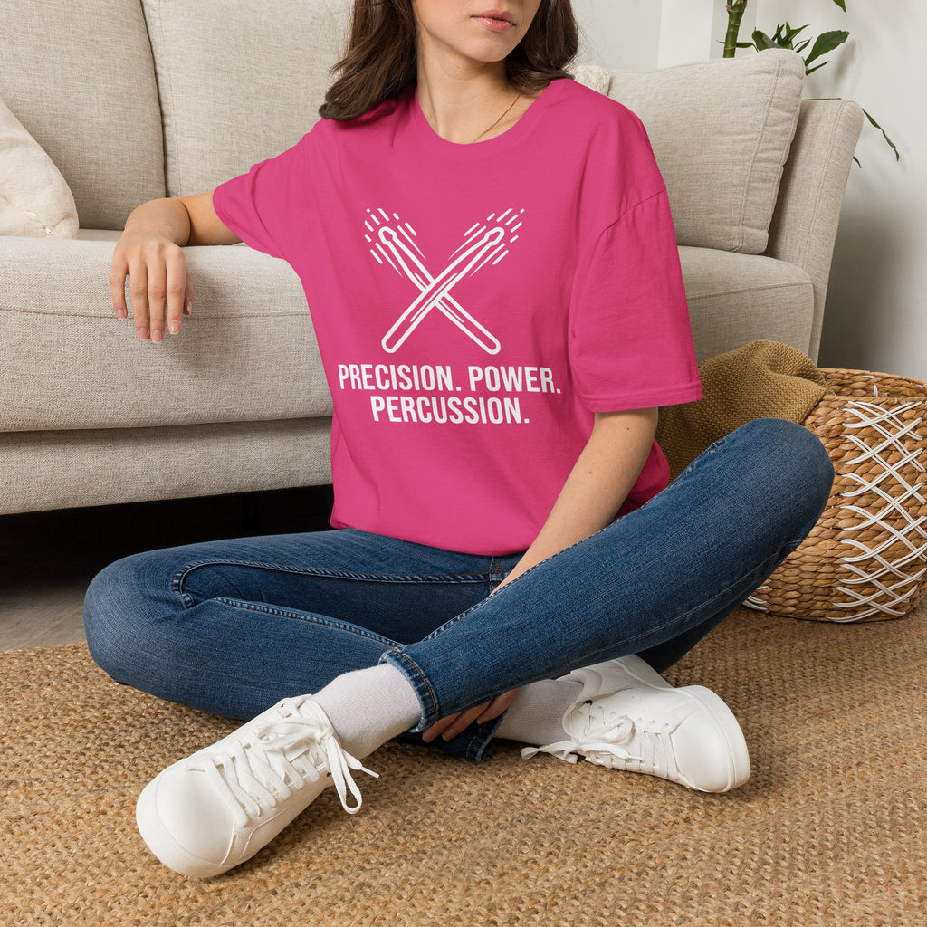 Precision Power Percussion Crossed Drumstick T-shirt
