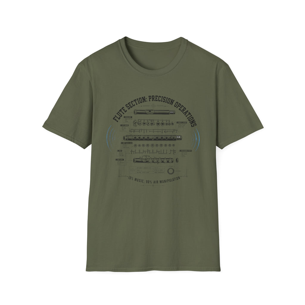 Flute Section Precision Operations T-shirt
