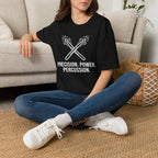 Precision Power Percussion Crossed Drumstick T-shirt