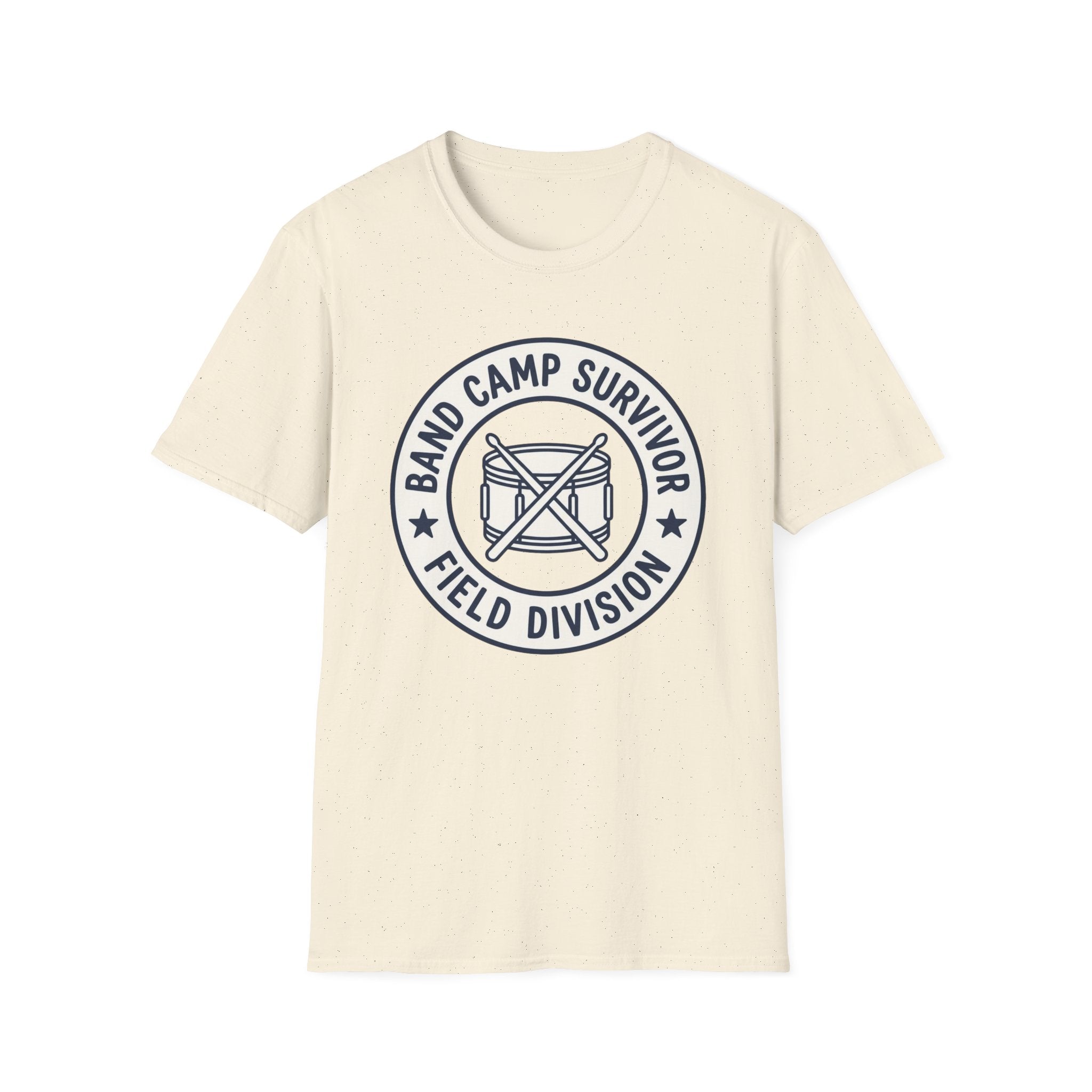 Band Camp Survivor Field Division with Snare Drum T-shirt