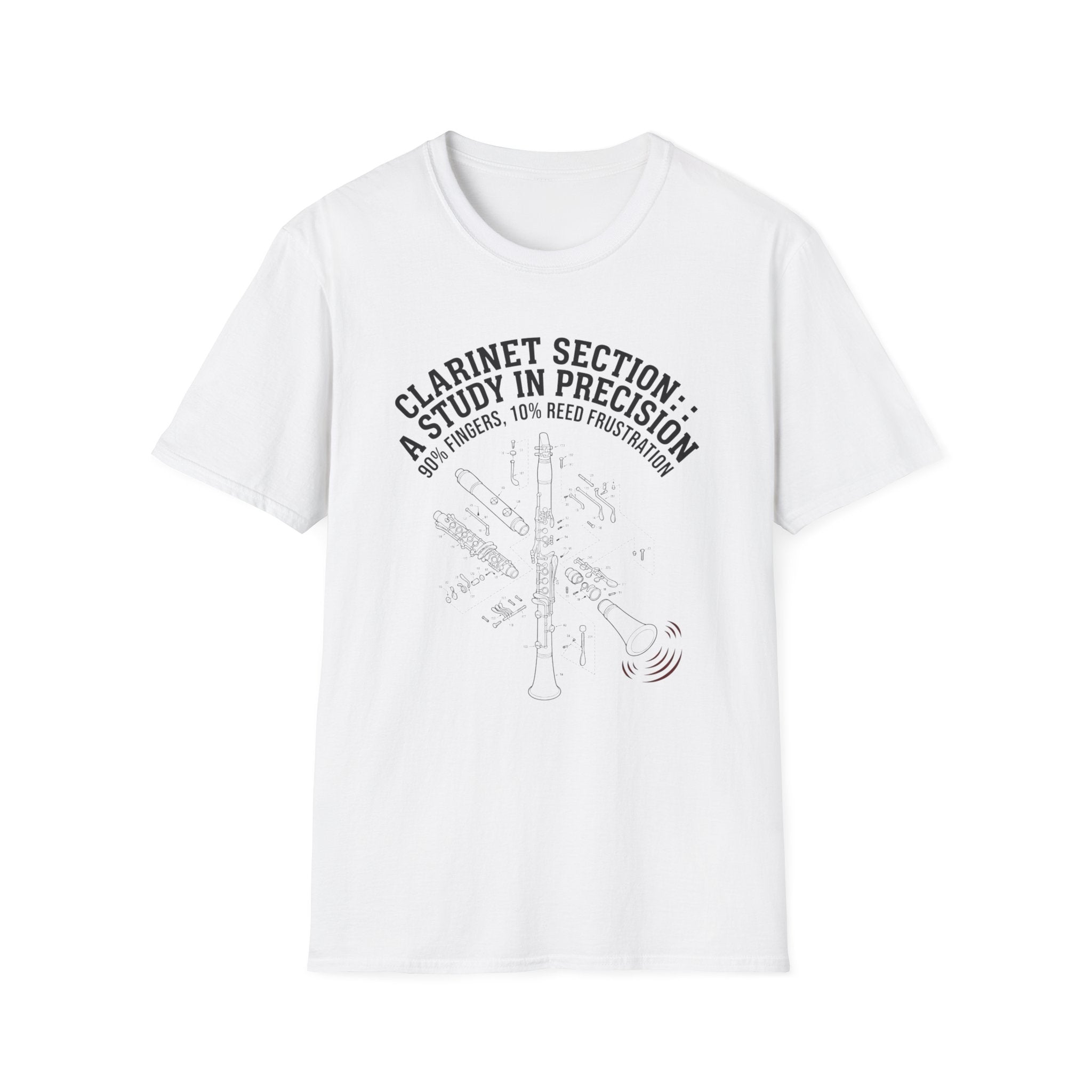Clarinet Section a Study in Precision T-shirt