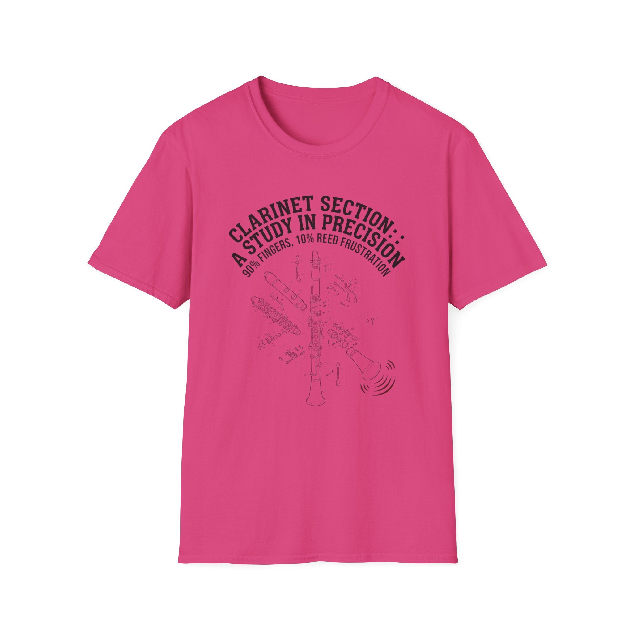 Clarinet Section a Study in Precision T-shirt