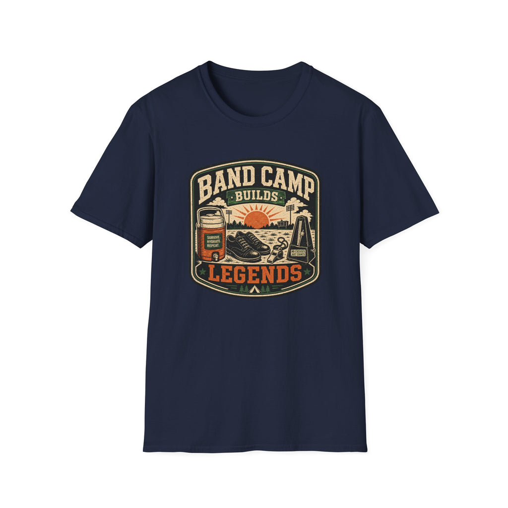 Band Camp Builds Legends T-shirt