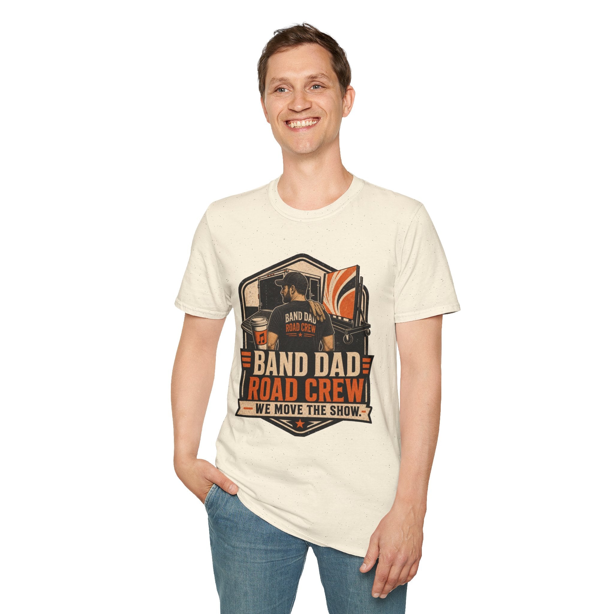 Band Dad Road Crew We Move the Show T-shirt