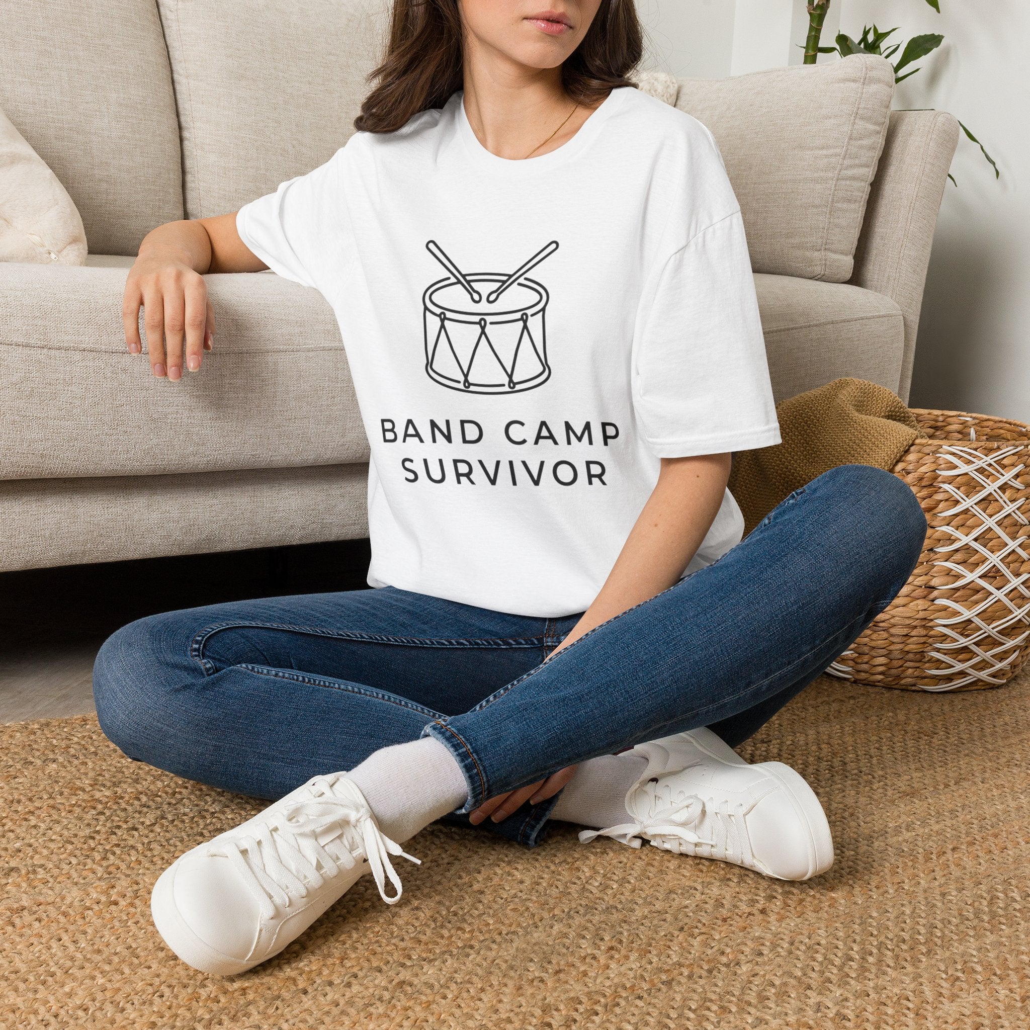 Band Camp Survivor Snare Drum T-shirt
