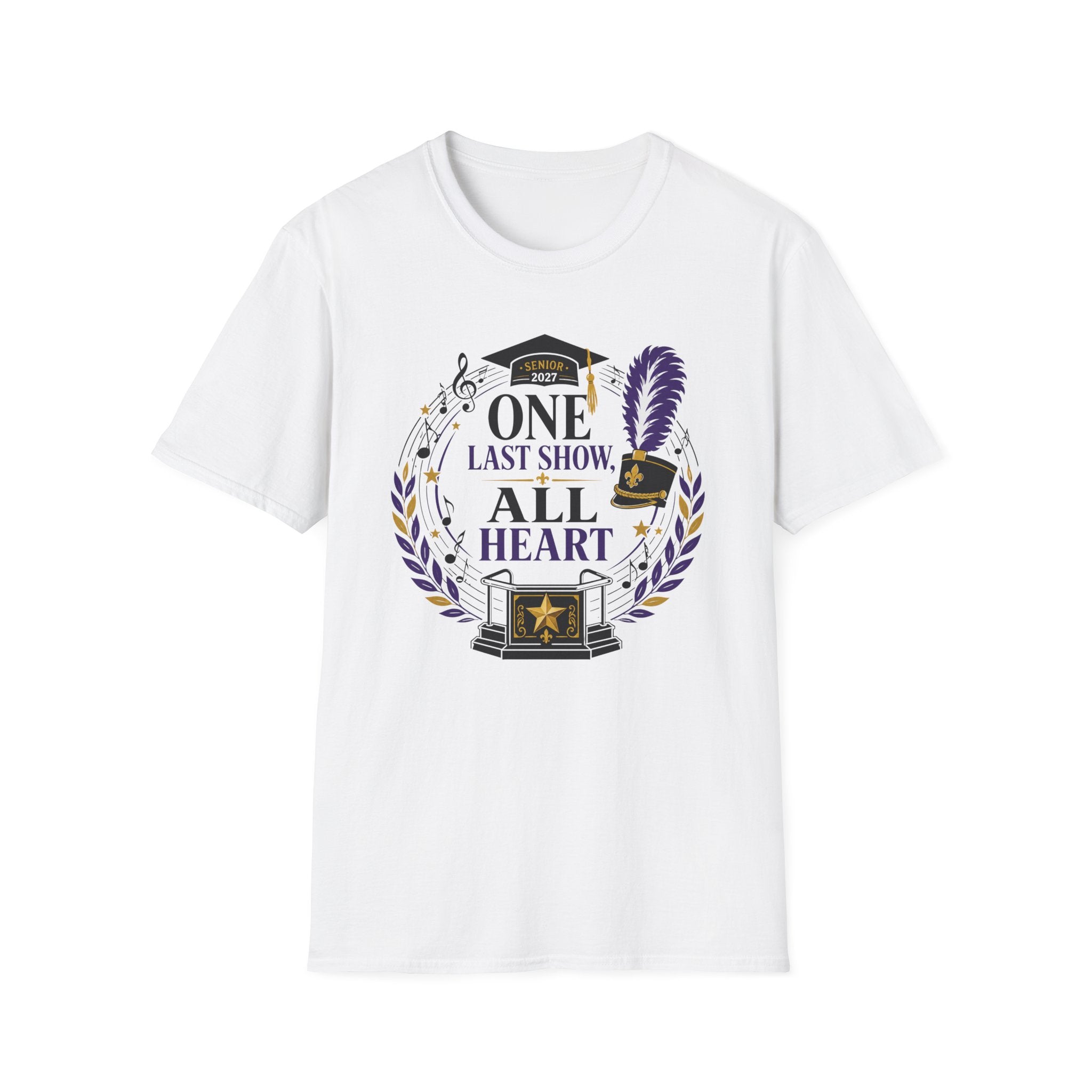 Senior 2027 One Last Show All Heart T-shirt