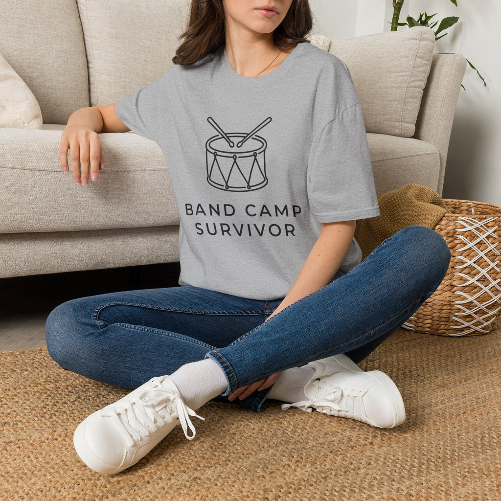 Band Camp Survivor Snare Drum T-shirt