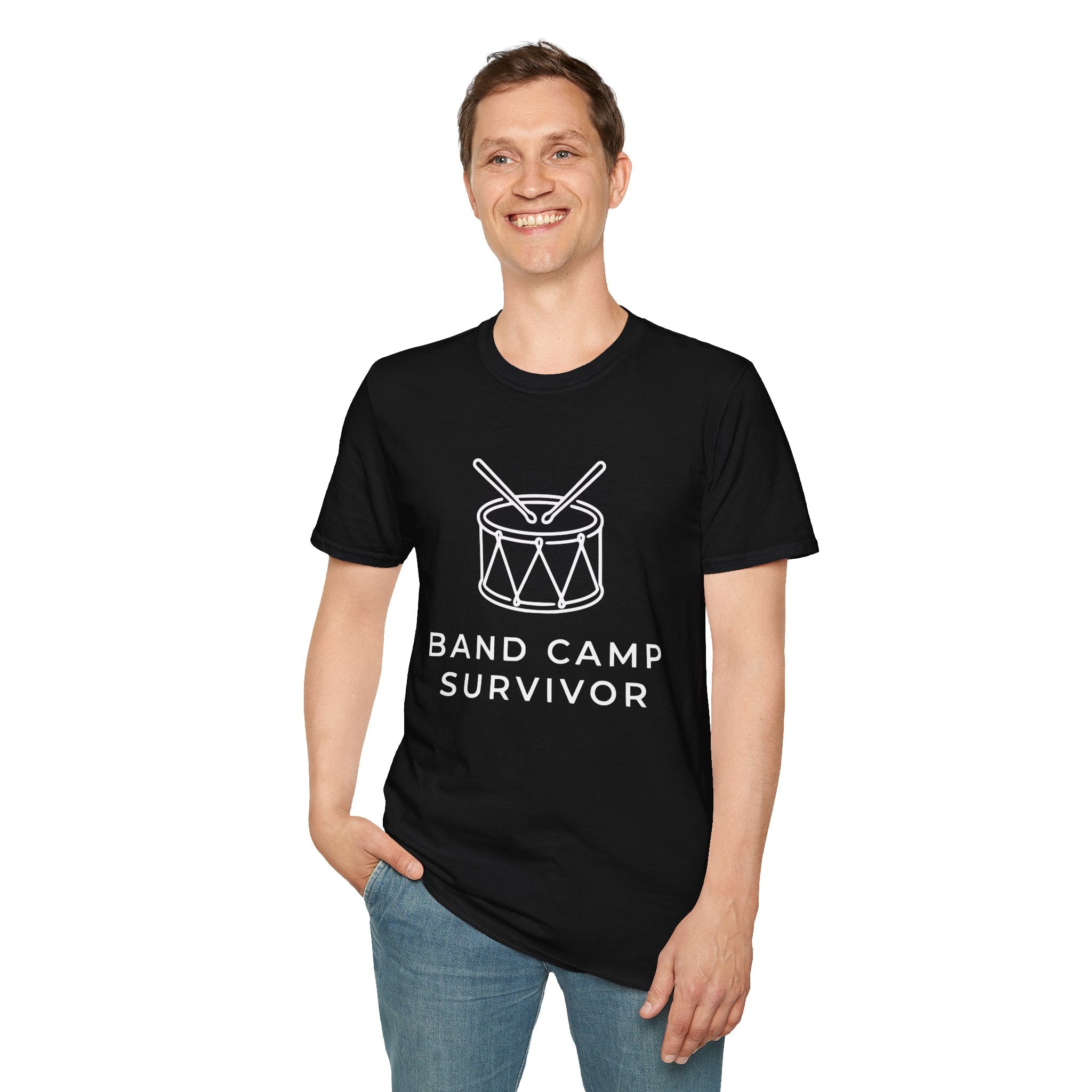Band Camp Survivor Snare Drum T-shirt