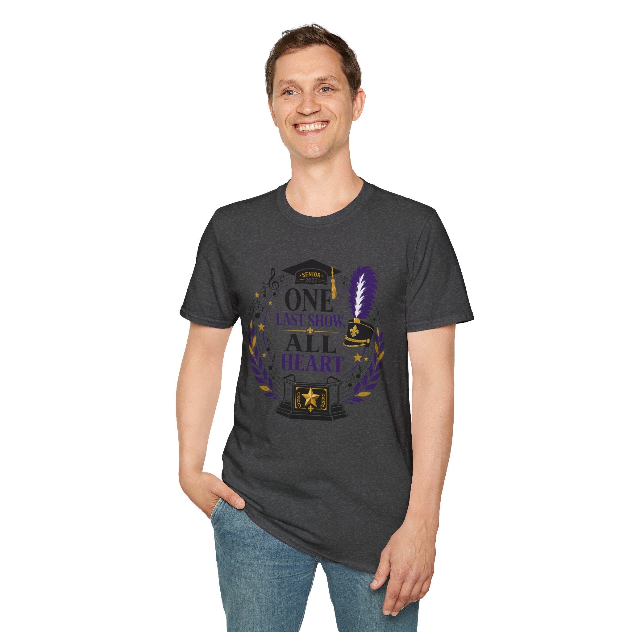 Senior 2027 One Last Show All Heart T-shirt