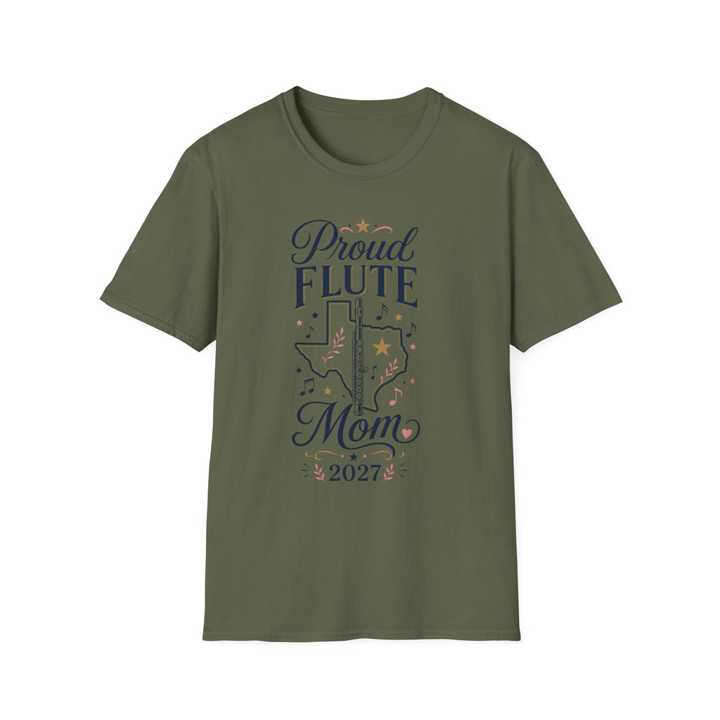 Proud Flute Mom 2027 TX T-shirt