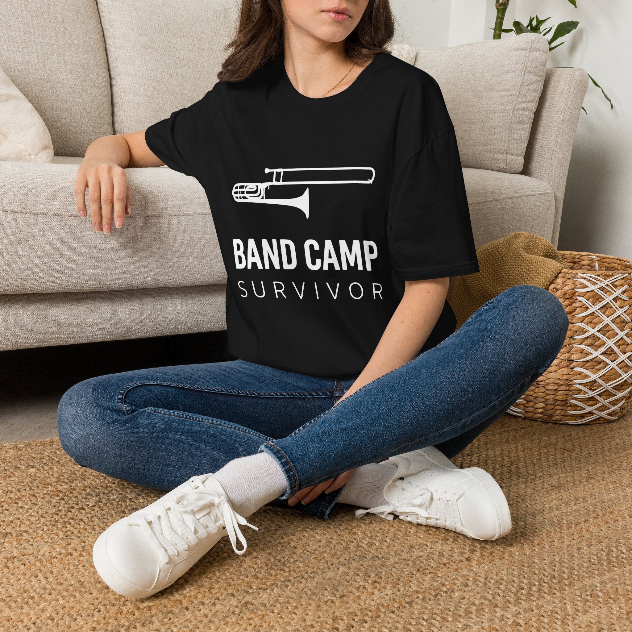 Band Camp Survivor Trombone T-shirt
