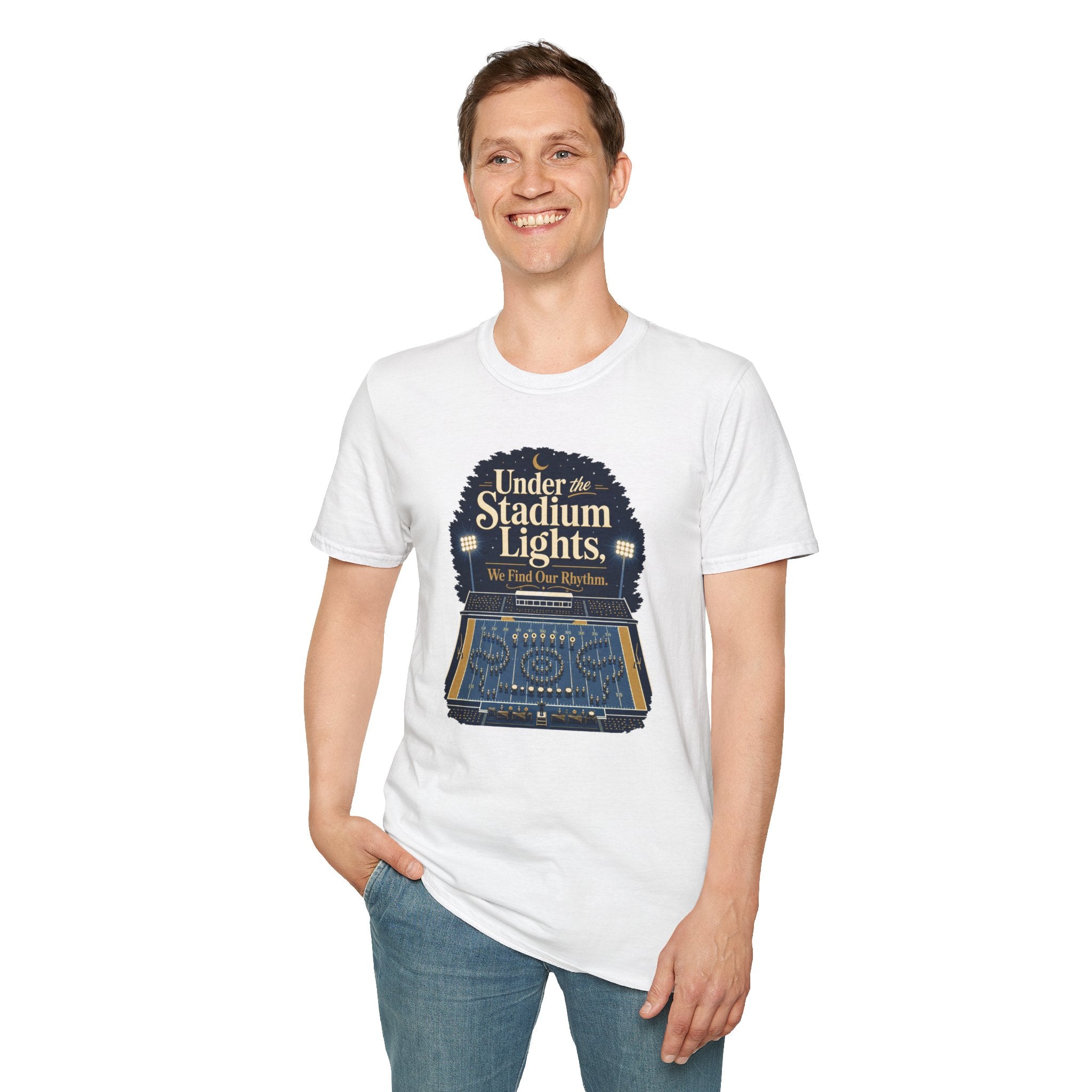 Under the Stadium Lights We Find Our Rhythm T-shirt