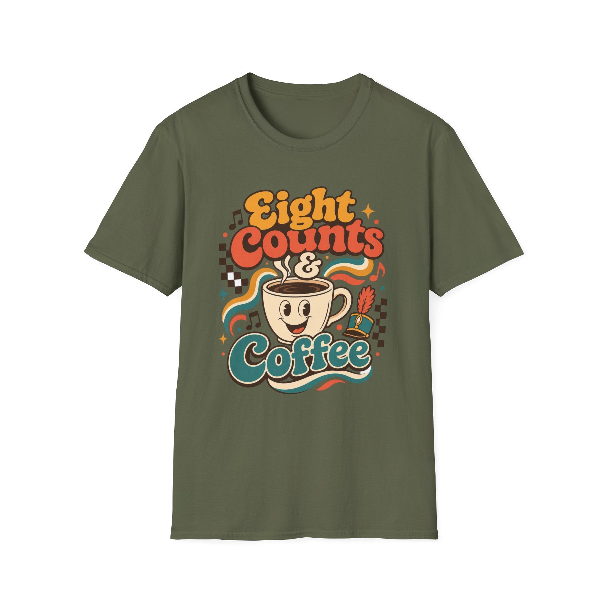 Eight Counts and Coffee T-shirt