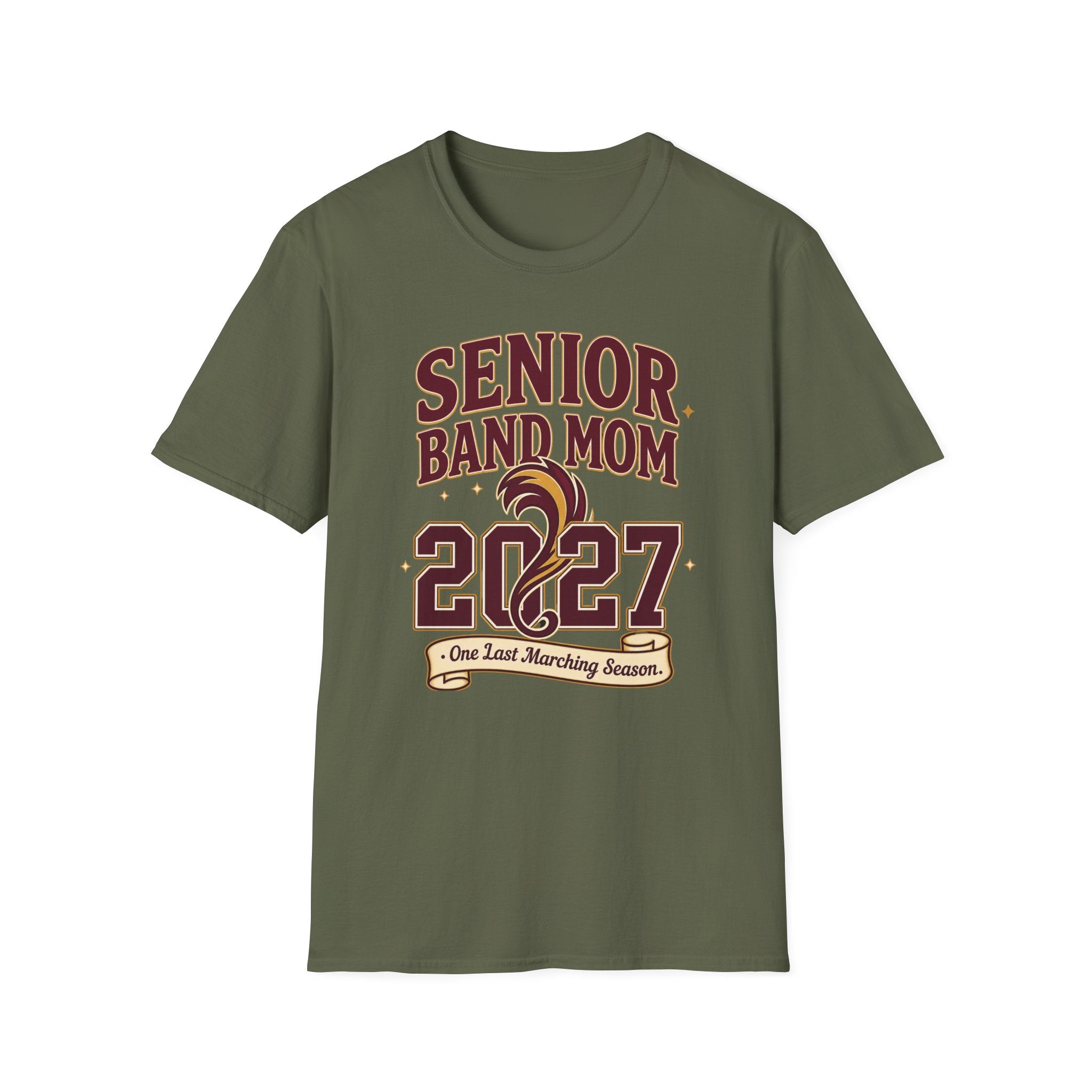 Senior Band Mom 2027 One Last Marching Season T-shirt